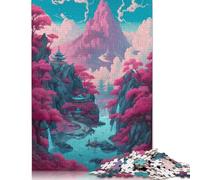 Puzzle "Paesaggio nel fiume" da 1500 pezzi, impegnativo e stimolante, puzzle per adulti e adolescenti, 1500 pezzi (85x57 cm)