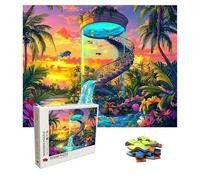 Puzzle paesaggio Puzzle 1000 Pezzi sogno Art Jigsaw Puzzles For Adults, Puzzles in Legno XXL 75x50 cm, Si Adattano Perfettamente Tra Loro Lettere Sul Retro, Regalo Uomo e Donna, Compact Box 8p-402