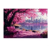 Puzzle Paesaggio, Puzzle 2000 pezzi Città in Legno Impegnativi per Adulti, Misura: 100x71cm, Gioco Educativo Fai Da Te con Scatola Regalo per Adulti, Rompecapo per Decorazioni casa, Regalo Donna P-53