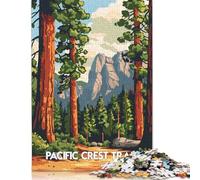 Puzzle paesaggistici Pacific Crest Trail da 1000 pezzi per adolescenti, regali per adulti, puzzle di carta sostenibili per adulti | Giochi 38x26 cm/1000 pezzi
