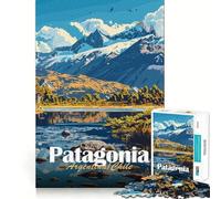 Puzzle paesaggistico della Patagonia per adulti, 1000 pezzi, stimola la memoria, divertimento e relax, bordi precisi, regalo perfetto (50x75cm)