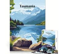 Puzzle paesaggistico della Tasmania da 1000 pezzi per adulti, ideale per stimolare la memoria, per momenti di relax e per comporre un'immagine artistica 38x52cm