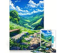 Puzzle paesaggistico per adulti, 1000 pezzi, gioco di logica, divertimento rilassante, bordi lisci, regalo speciale (38x26cm)