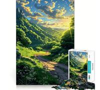 Puzzle paesaggistico per adulti, 1000 pezzi, gioco di logica, divertimento rilassante, bordi lisci, regalo speciale (38x26cm)