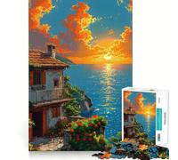 Puzzle paesaggistico per ragazzi, 1000 pezzi, per migliorare la memoria, calmare e rilassare, design da assemblare, regalo classico (38x26cm)