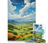 Puzzle paesaggistico per ragazzi, 1000 pezzi, stimola la memoria, rilassante, divertente, da assemblare, (50x75cm)