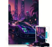 Puzzle Pagani Zonda HP Barchetta da 1000 pezzi per ragazzi, gioco di abilità mentale, divertimento rilassante, design da assemblare, (38x26cm)