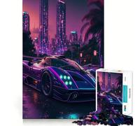 Puzzle Pagani Zonda HP Barchetta da 1000 pezzi per ragazzi, gioco di logica chiaro, leggero e rilassante, taglio perfetto, regalo di cuore (50x75cm)