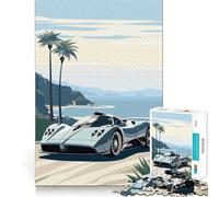 Puzzle Pagani Zonda R Evo Art da 1000 pezzi per adulti, facile da assemblare, con memoria di forma (38x52cm)