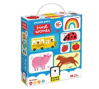 Puzzle Pairs Toddler Puzzles First Words - Set of 18 2-Piece Beginner Puzzles to