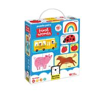 Puzzle Pairs Toddler Puzzles First Words - Set of 18 2-Piece Beginner Puzzles to