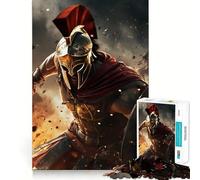 Puzzle Paladino Guerriero per Ragazzi 1000 Pezzi Gioco di Logica Stimolante Silenzioso Bordo Chiaro Elegante Regalo (38x52cm)