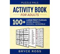 Puzzle Pals Bryce Ross Activity Book For Adults (Copertina rigida)