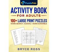 Puzzle Pals Bryce Ross Activity Book for Adults (Tascabile)