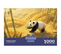 Puzzle Panda A 1000 Pezzi Per Adulti,Bamboo Forest Gioco Diabilità Impossibile Puzzle Pittura Gioco Intellettivo Familiare Arredamento Domestico 70x50cm/1000pcs