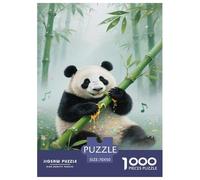 Puzzle Panda A 1000 Pezzi Per Adulti,Tranquil Bamboo Forest Landscape Gioco Diabilità Impossibile Puzzle Arte Giochi Rilassamento E Intelligenza Arredamento Domestico 70x50cm/1000pcs
