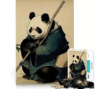 Puzzle Panda Bamboo Giappone da 1000 pezzi per adulti, gioco cognitivo per momenti di condivisione, assemblaggio di modelli, oggetto ideale per i desideri di Babbo Natale (38x26cm)