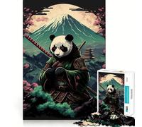Puzzle Panda Bamboo Giappone da 1000 pezzi per adulti, gioco cognitivo per momenti di condivisione, assemblaggio di modelli, oggetto ideale per i desideri di Babbo Natale (38x26cm)