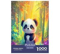 Puzzle Panda Da 1000 Pezzi Per Adulti,Colorful Bamboo Forest Gioco Diabilità Impossibile Gioco Intellettivo Familiare Regali Di Festa 70x50cm/1000pcs