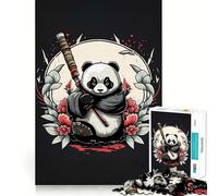 Puzzle Panda Guerriero da 1000 pezzi per adulti, gioco di logica, rilassante e divertente, ideale come regalo di Babbo Natale (50x75cm)