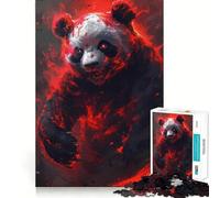 Puzzle Panda Guerriero Samurai da 1000 pezzi per adulti e ragazzi, gioco di logica, relax, taglio di precisione, (38x26cm)