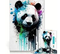 Puzzle Panda I per ragazzi, 1000 pezzi, stimola la memoria, gioco al chiuso, assemblaggio di immagini, regalo per le vacanze (38x52cm)