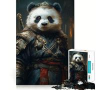Puzzle Panda Monarca della Natura da 1000 pezzi per adolescenti, stimola la memoria, antistress, con bordi precisi, decorazione da parete (38x52cm)
