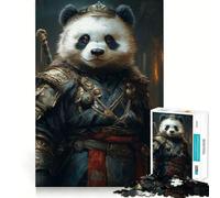 Puzzle Panda Monarca della Natura da 1000 pezzi per adolescenti, stimola la memoria, antistress, con bordi precisi, decorazione da parete (38x26cm)