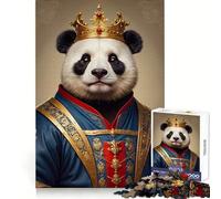 Puzzle Panda Prince da 1000 pezzi per adulti, gioco di logica, rilassante e divertente, ideale come regalo di Babbo Natale (38x26cm)