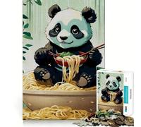 Puzzle Panda Ramen Giappone da 1000 pezzi per ragazzi, gioco di intelletto, momento di condivisione, taglio di qualità, regalo memorabile (50x75cm)