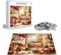 Puzzle Pane Puzzle 1000 Pezzi Jigsaw Adulti DIY Classici Gioco, Puzzles a Forma di Cabina, Giochi Rilassamento e Intelligence per Ragazzi da 14 Anni 75 x 50 cm/1000 pcs con Scatola Regalo B-1307