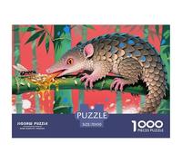 Puzzle Pangolin Da 1000 Pezzi Per Adulti,Bamboo Forest Gioco Diabilità Impossibile Gioco Intellettivo Familiare Regali Di Festa 70x50cm/1000pcs