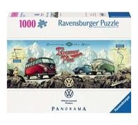 Ravensburger Puzzle 12000443 - Con il furgone over the burner - Puzzle da 1000 pezzi per adulti e bambini dai 14 anni in su, regalo per i fan di VW Bulli