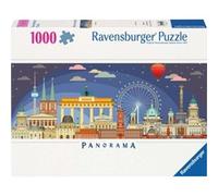 Ravensburger RVB12000449 Puzzle da 1000 Pezzi Panorama - Berlino di Notte