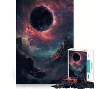 Puzzle panoramico a forma di buco nero da 1000 pezzi per adulti, ideale per stimolare la mente e alleviare lo stress, con bordi precisi, perfetto come decorazione da parete (38x52cm)