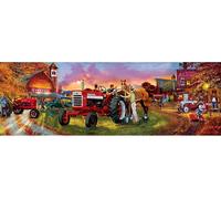 Puzzle Panoramico Farmall Tractor Aqua Da 1000 Pezzi 990mm x 330mm (mpc)