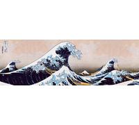 Puzzle panoramico Grande onda sulla costa di Kanagawa 1000 pezzi