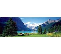 Puzzle panoramico Lago Louise, Canadian Rockies 1000 pezzi