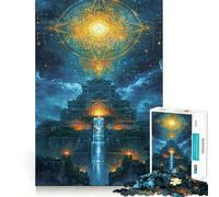 Puzzle panoramico schematico da 1000 pezzi per adolescenti, stimola la memoria, facile da realizzare, ideale per il tempo libero, con taglio preciso, perfetto per decorare le pareti (38x52cm)