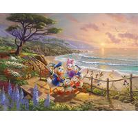 Schmidt - Puzzle Thomas Kinkade: Paperino e Daisy, A Duck Day Afternoon - 1000 Pezzi