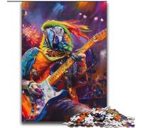 Puzzle "Pappagallo che suona la chitarra", 2000 pezzi, regalo per adulti, per 14+ anni, allena il tuo cervello e le tue mani, regalo di Natale (70x100cm)