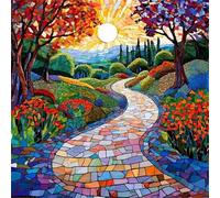 Puzzle Parco del Mosaico, puzzle 150 pezzi per Adulti e Ragazzi 26x26inch, Intrattenimento Creativo, Sfide Divertenti, Bellissimi Regali per Gli Amanti dei Puzzles, puzzles Decorazione per Casa
