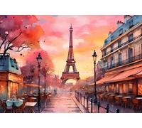 Puzzle Parigi e la Grande Dame 1000 pezzi