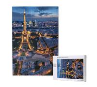 Puzzle Parigi Puzzle 3000 Pezzi Vista notturna - Adatto ad Adulti e Principianti - Giochi Divertenti/Sfidanti/Impossible - Adulti Attività Artigianali - Creativi Regali per Uomini/Donne 2T-1729