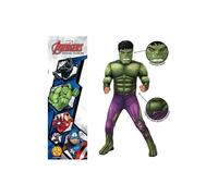 Puzzle Party Costume Carnevale Avengers Hulk Deluxe taglia L