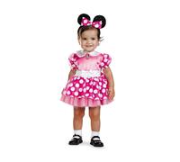 Puzzle Party Costume Carnevale Minnie Rosa Classic taglia 6-12 mesi
