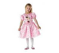Puzzle Party Costume Carnevale Minnie Rosa Taglia L 7-8 anni
