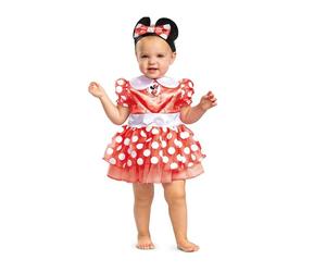 Puzzle Party Costume Carnevale Minnie Rossa Classic taglia 12-18 mesi