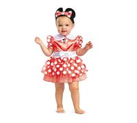Puzzle Party Costume Carnevale Minnie Rossa Classic taglia 6-12 mesi