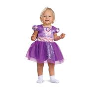Puzzle Party Costume Carnevale Principessa Rapunzel taglia 6-12 mesi